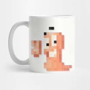 Worm low-res pixelart Mug